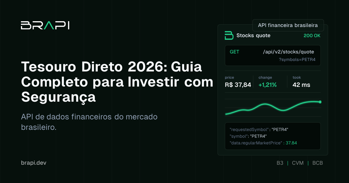 Tesouro Direto 2026: Guia Completo para Investir com Segurança | Blog ...